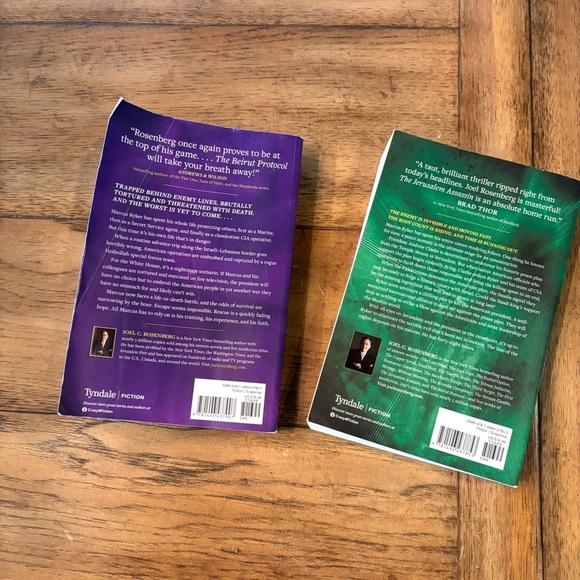 Joel C Rosenberg Book Bundle,The Beirut Protocol & Jerusalem Assassin,Paperbacks - Picture 2 of 4